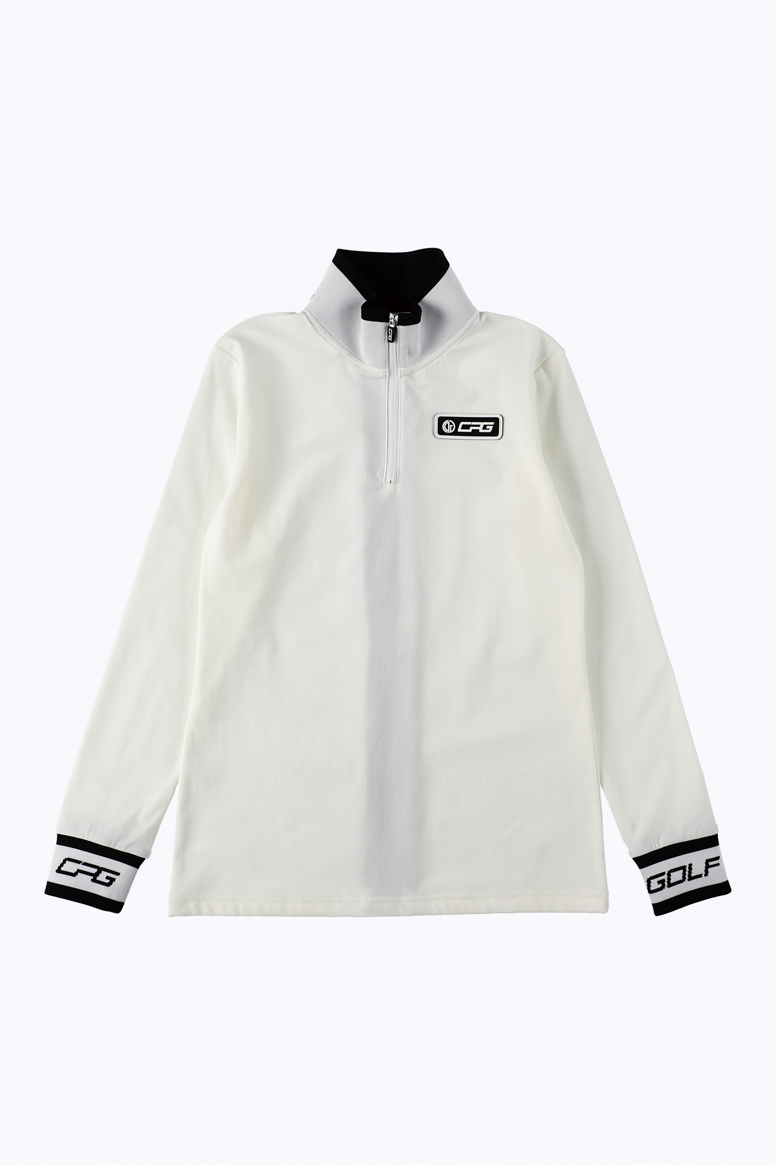 【Sample】ハイネックZIPラインモックネック