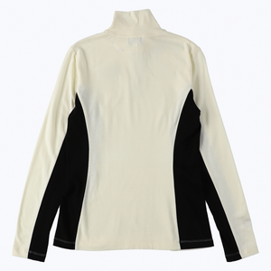 ハイネックバイカラーモックネック