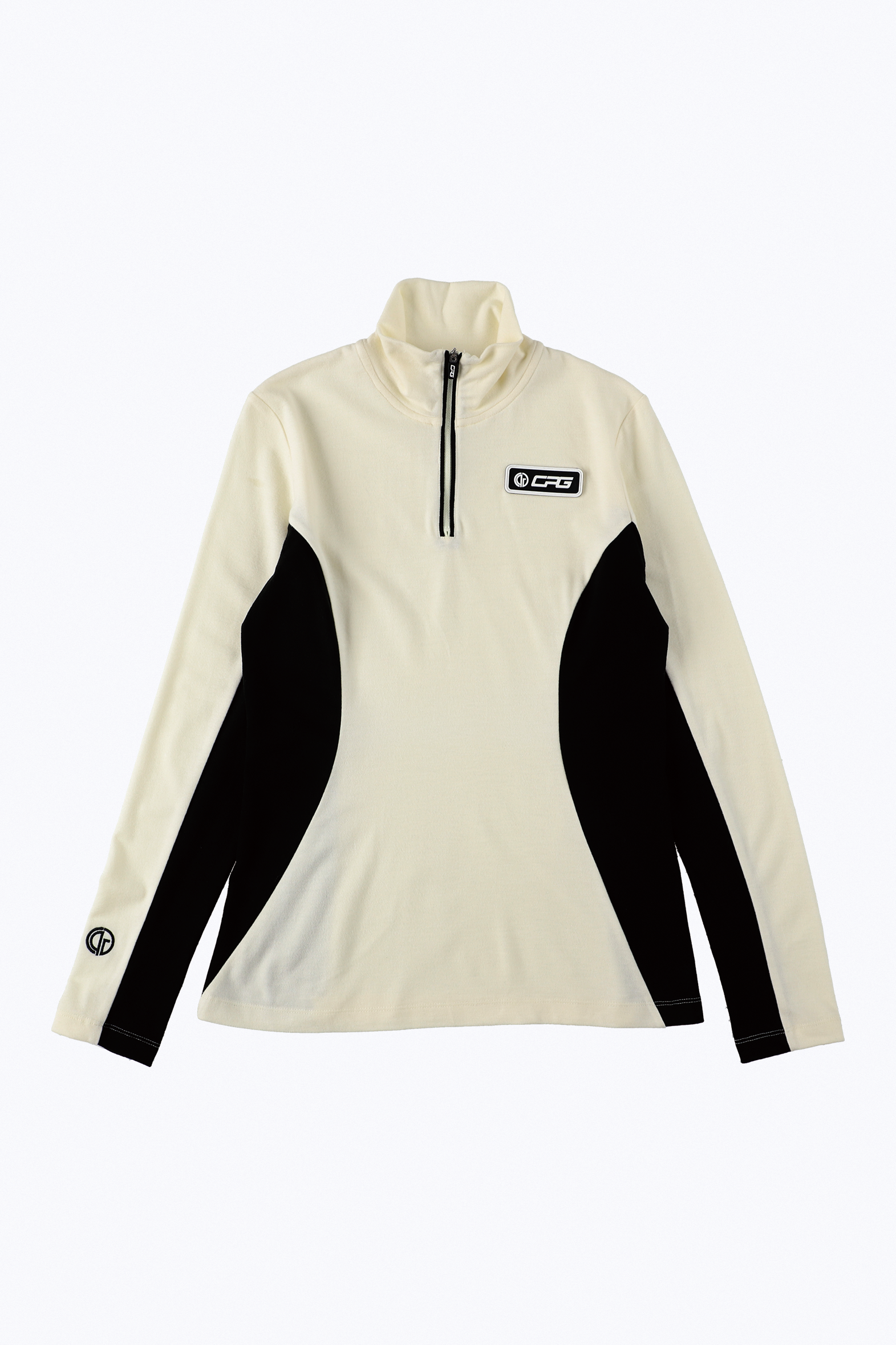 【Sample】ハイネックバイカラーモックネック