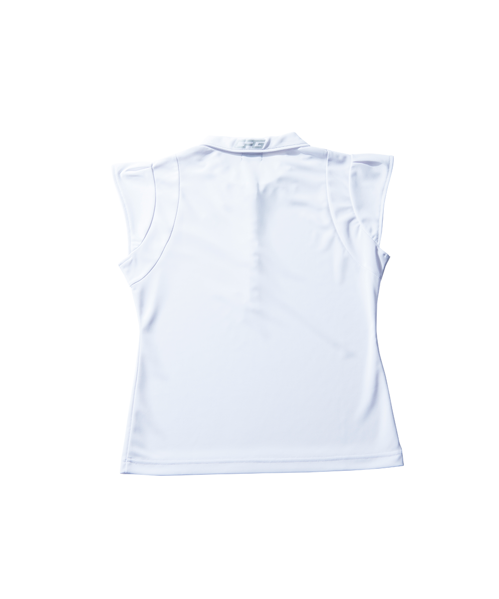 【Sample】フレンチフリルスリーブポロ WOMEN