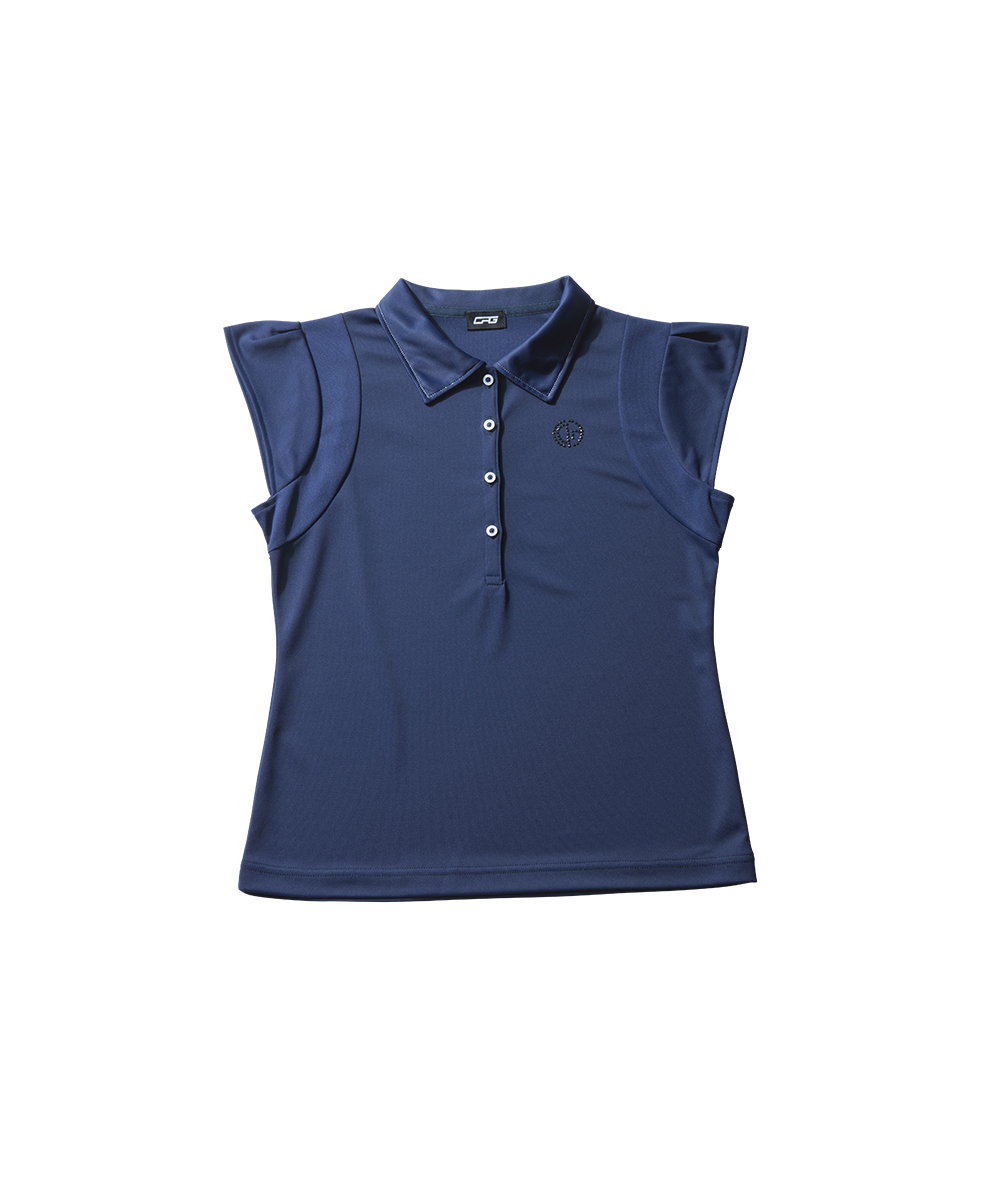 【Sample】フレンチフリルスリーブポロ WOMEN