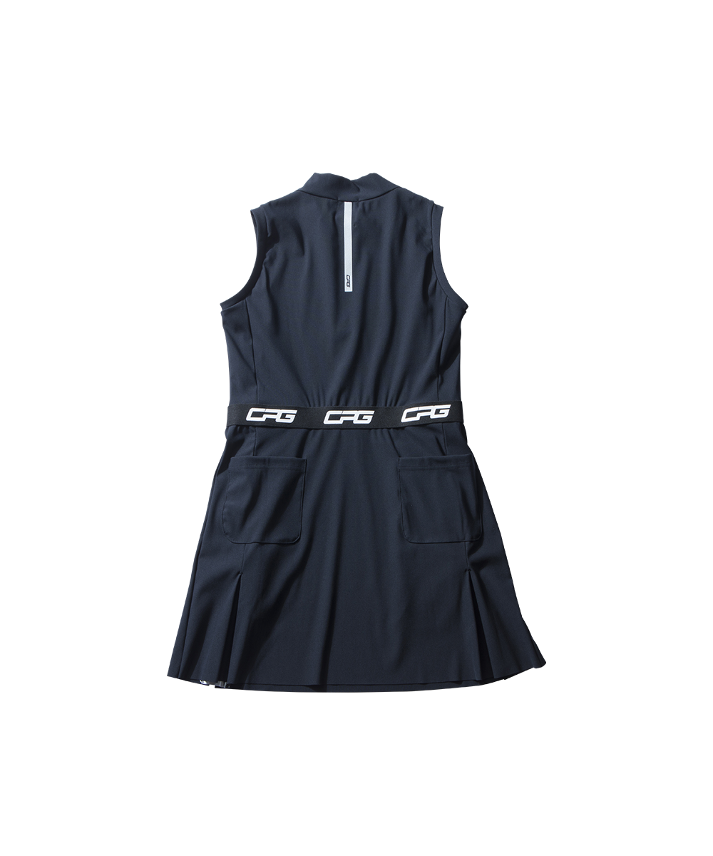 【Sample】ハーフジップスリーブレスワンピース　WOMEN