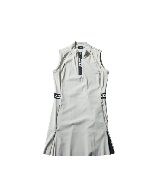 【Sample】ハーフジップスリーブレスワンピース　WOMEN