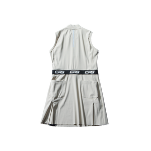 【Sample】ハーフジップスリーブレスワンピース　WOMEN