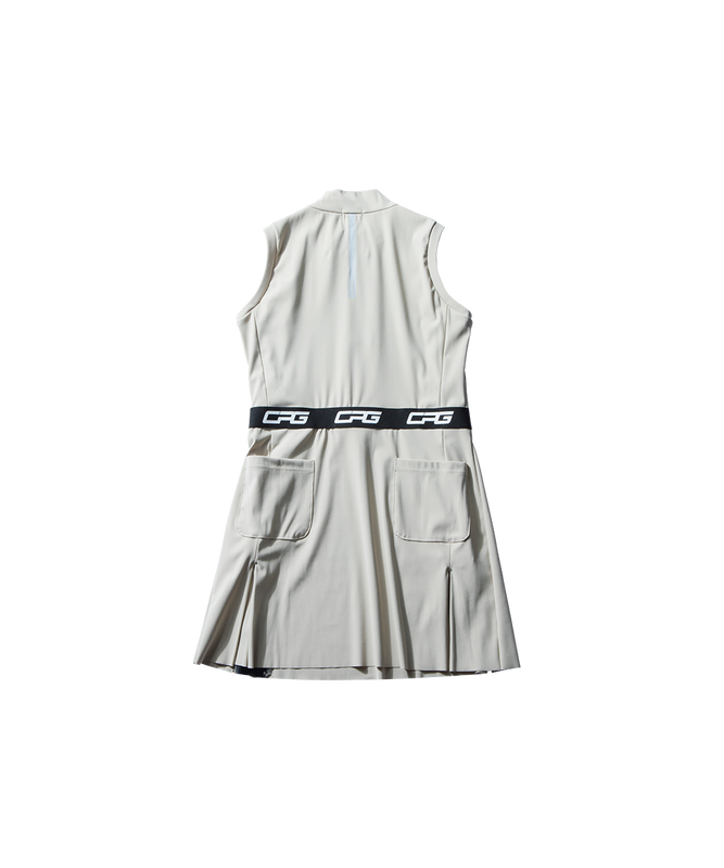 【Sample】ハーフジップスリーブレスワンピース　WOMEN