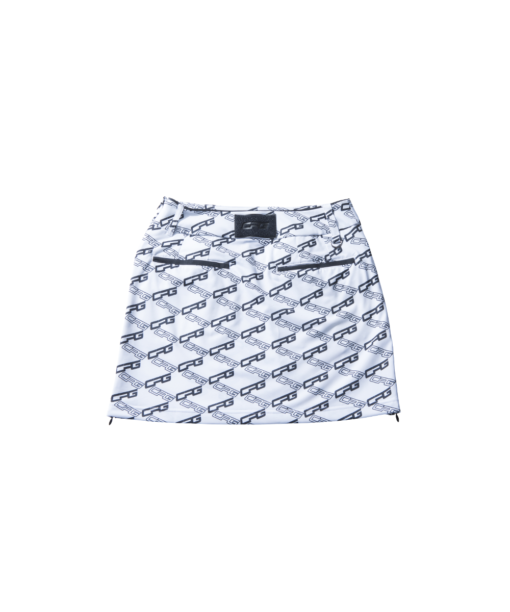 Bias logo print skirt（バイアスロゴプリントスカート）｜WOMEN