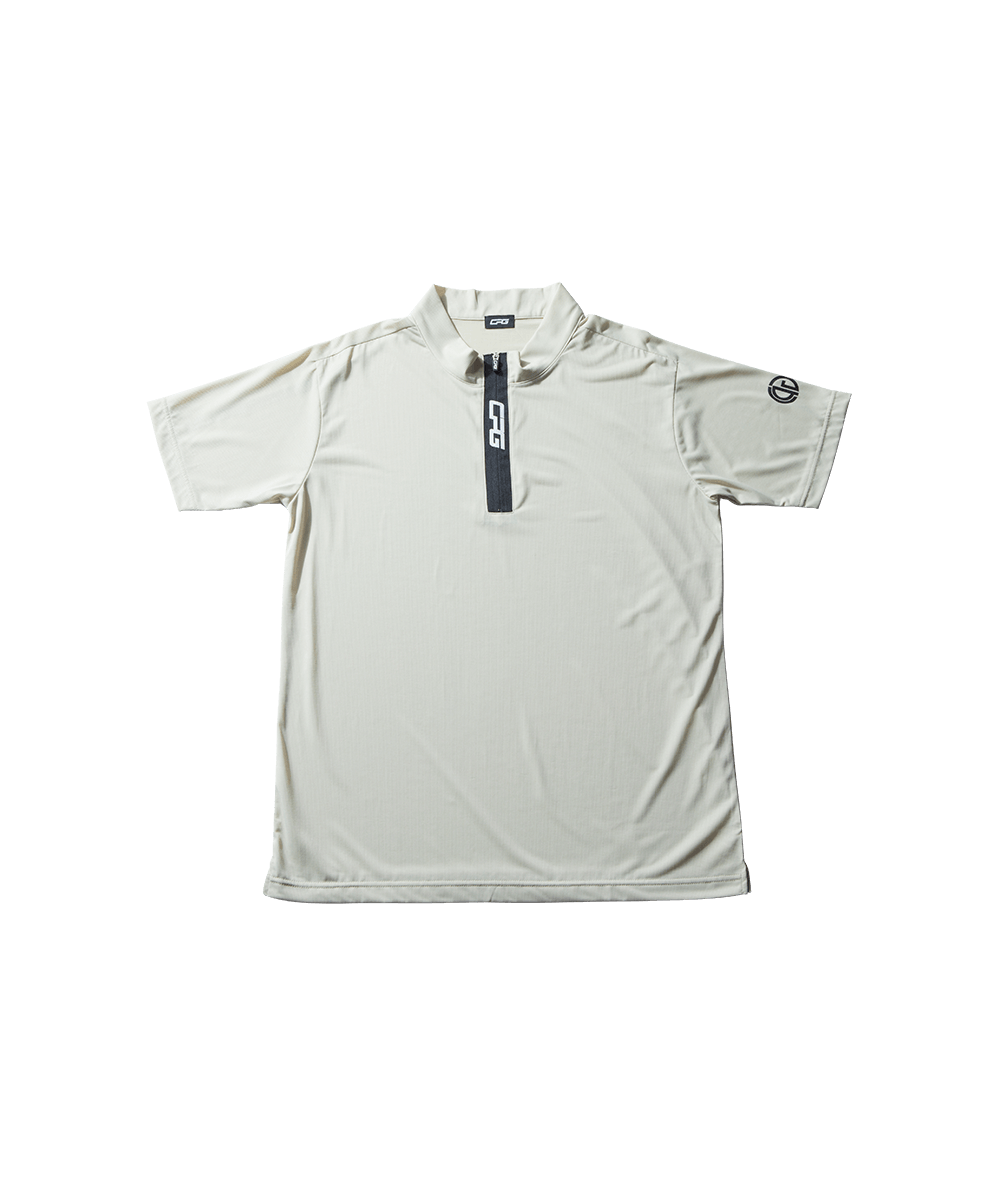 【Sample】杢ワッフルハーフジップハイネックシャツ MEN | MEN