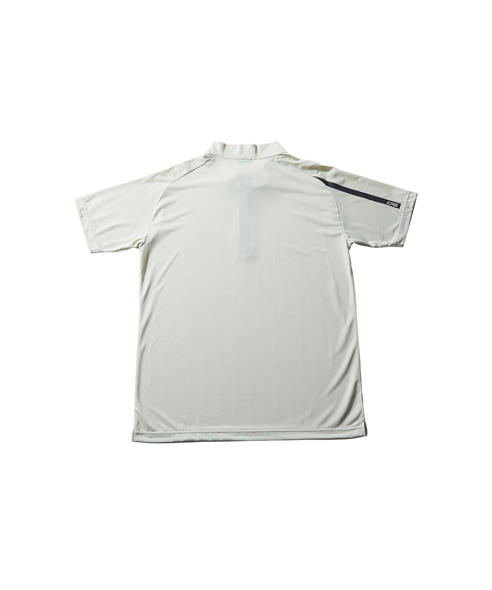 【Sample】杢ワッフルハーフジップハイネックシャツ MEN | MEN