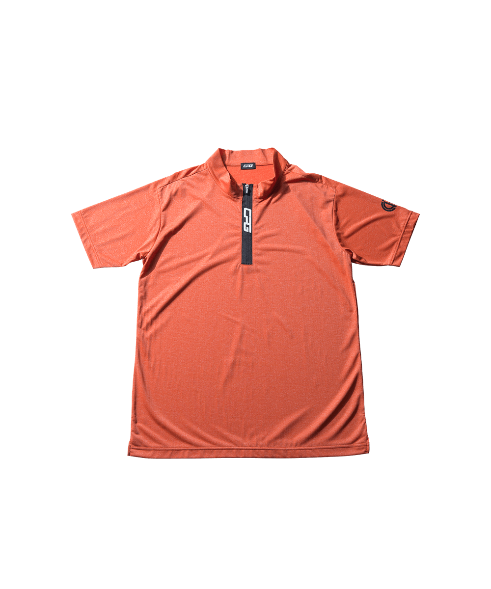 【Sample】杢ワッフルハーフジップハイネックシャツ MEN | MEN