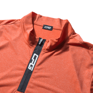 【Sample】杢ワッフルハーフジップハイネックシャツ MEN | MEN