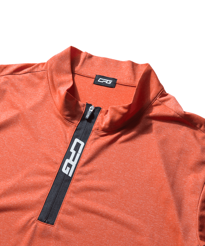 【Sample】杢ワッフルハーフジップハイネックシャツ MEN | MEN