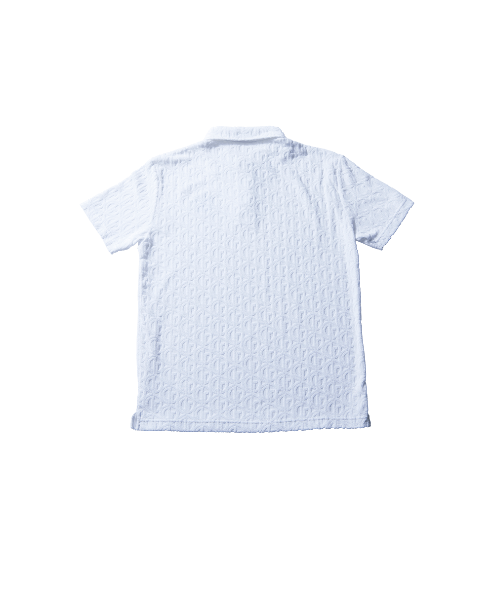 Pile jacquard polo shirt（パイルジャガードポロシャツ）｜MEN