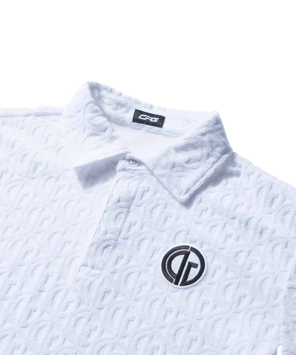 Pile jacquard polo shirt（パイルジャガードポロシャツ）｜MEN