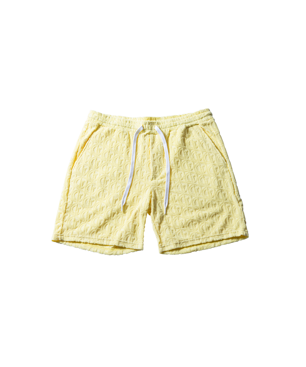 Pile jacquard shorts(파일자 가드 반바지)｜MEN
