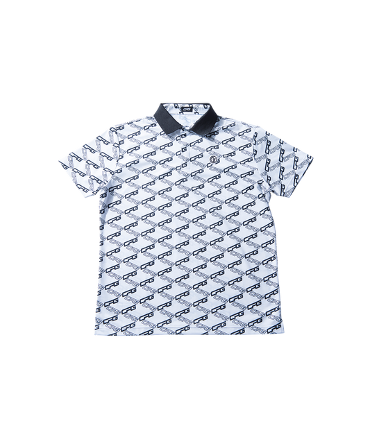 【Sample】バイアスロゴプリントポロシャツ　MEN | MEN