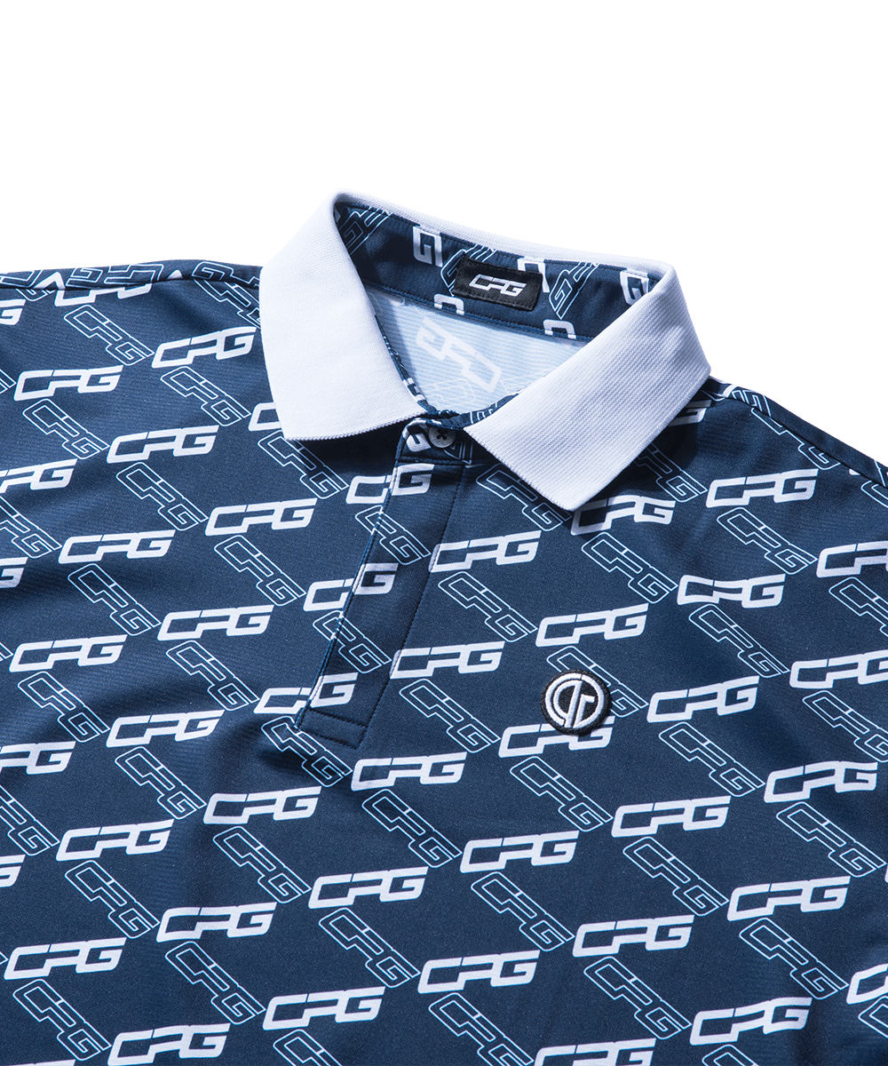 【Sample】バイアスロゴプリントポロシャツ　MEN | MEN