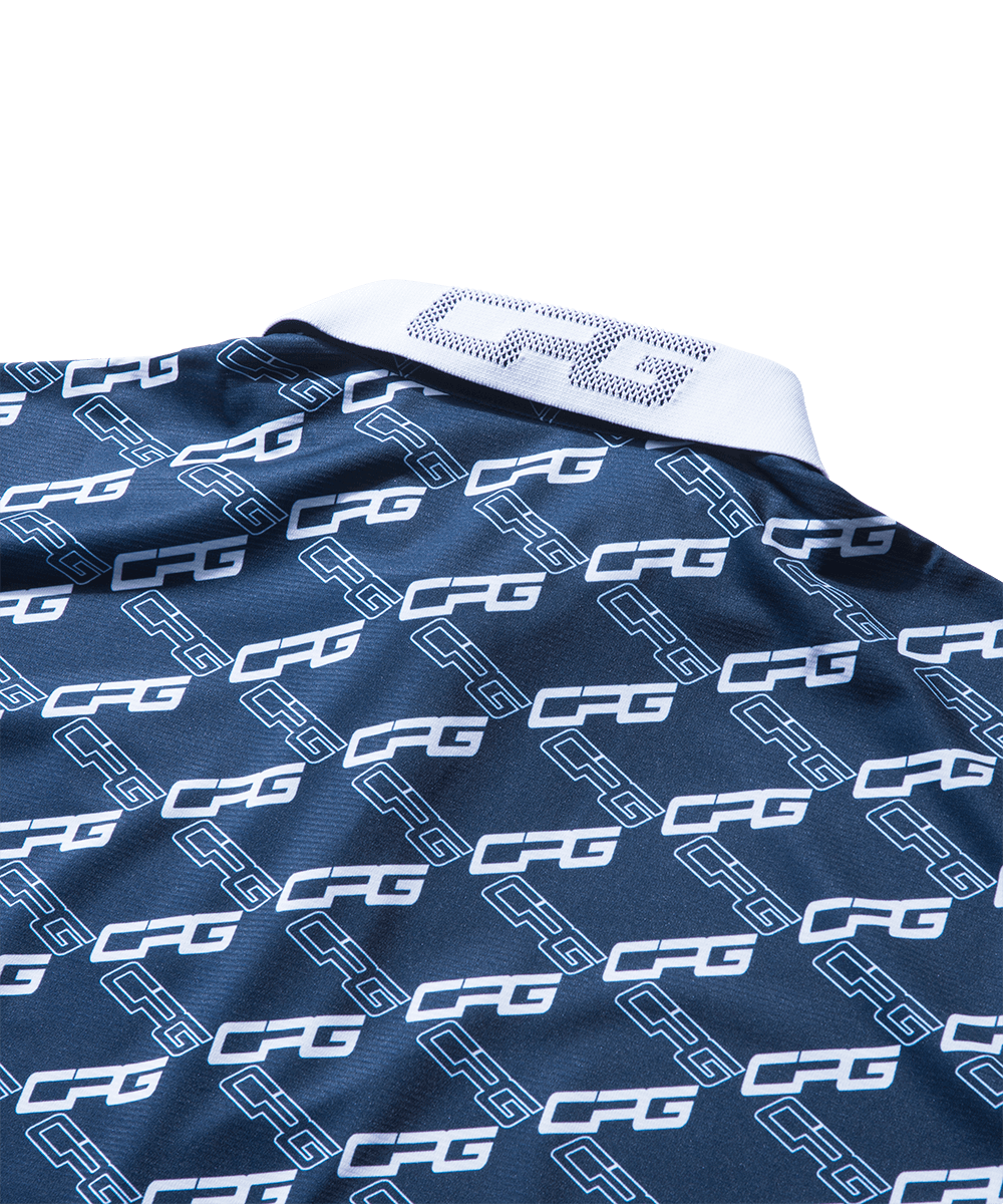 【Sample】バイアスロゴプリントポロシャツ　MEN | MEN