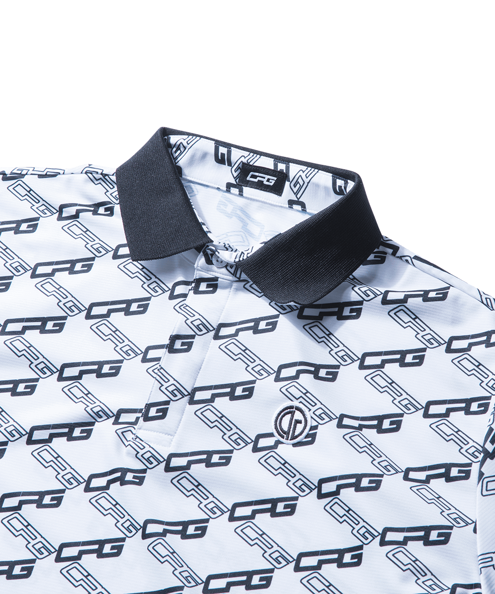 【Sample】バイアスロゴプリントポロシャツ　MEN | MEN