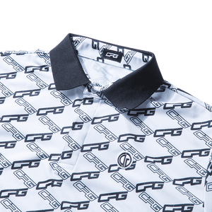 【Sample】バイアスロゴプリントポロシャツ　MEN | MEN