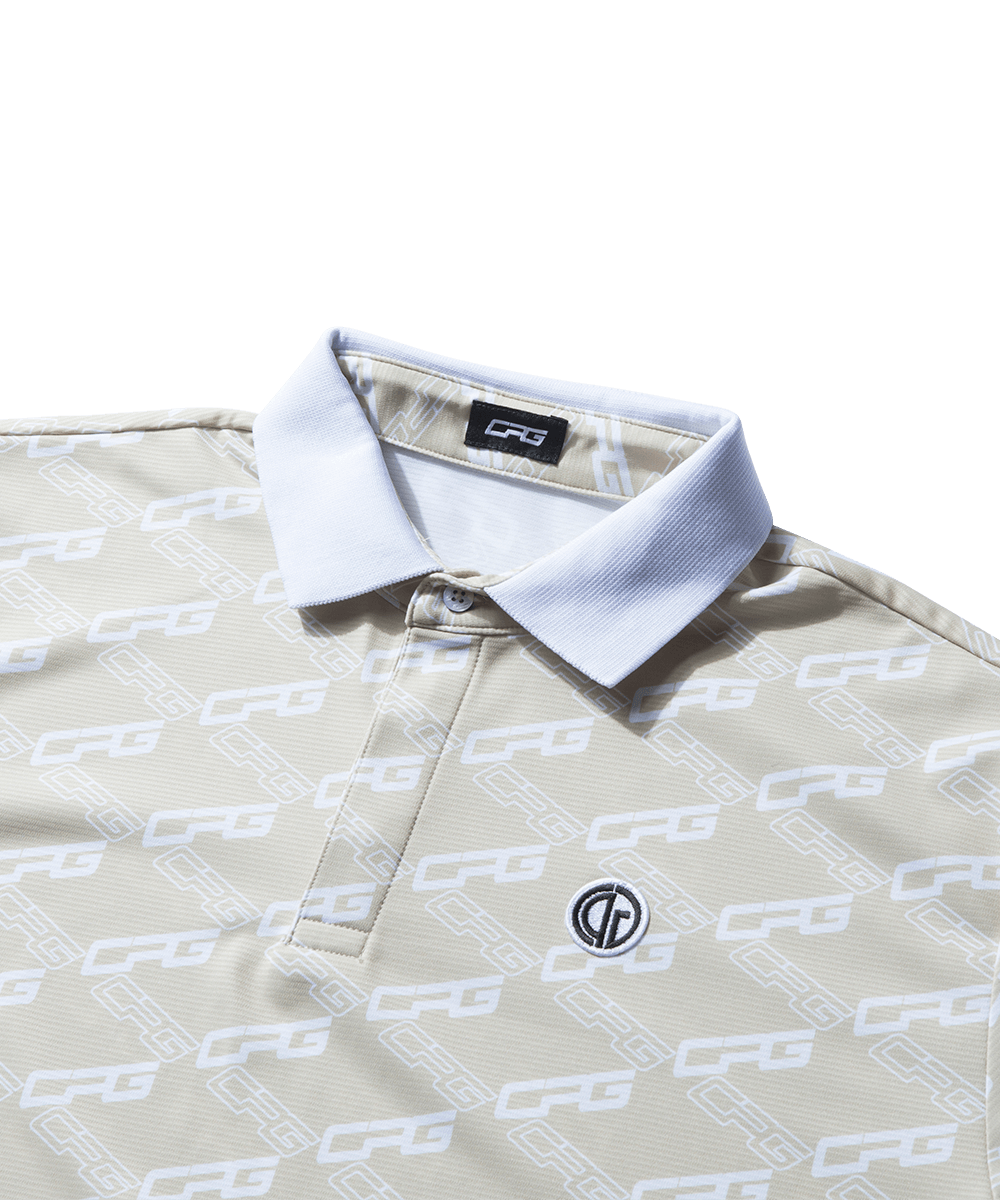 【Sample】バイアスロゴプリントポロシャツ　MEN | MEN