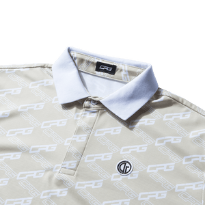 【Sample】バイアスロゴプリントポロシャツ　MEN | MEN