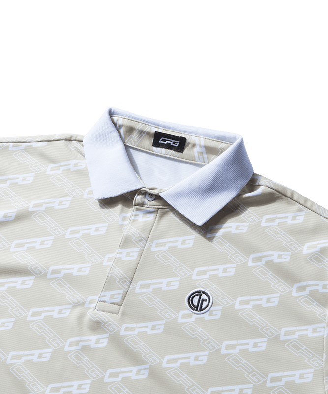 【Sample】バイアスロゴプリントポロシャツ　MEN | MEN