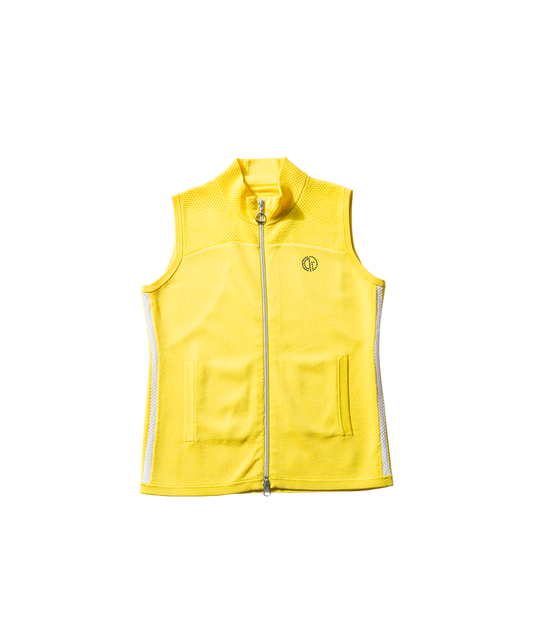 【Sample】サイドラインフルジップニットベスト WOMEN