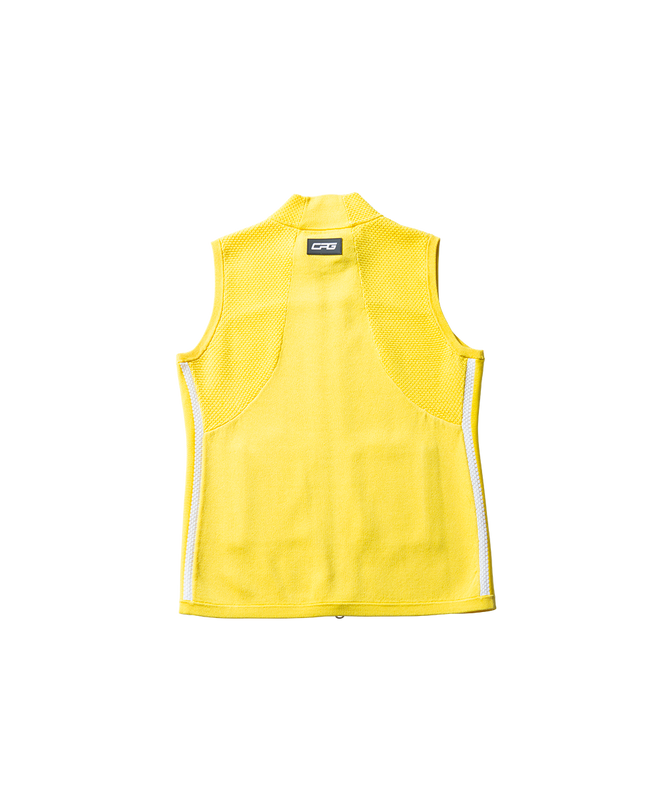 【Sample】サイドラインフルジップニットベスト WOMEN