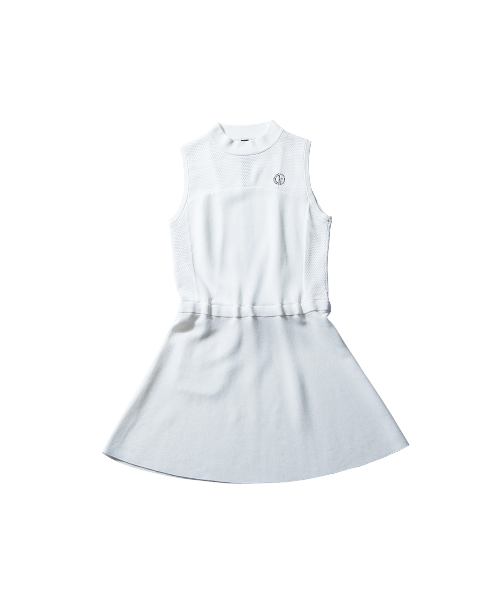 Sleeveless fit and flare dress(슬리브리스 피트 앤 플레어 원피스) | WOMEN