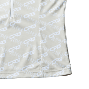 【Sample】バイアスロゴプリントスリーブレスポロ　WOMEN