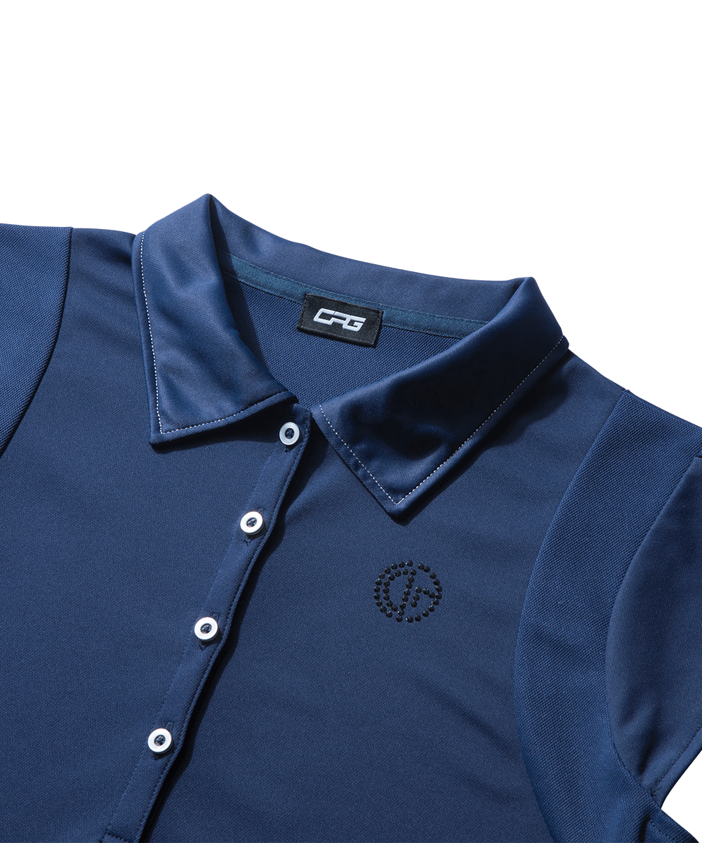 【Sample】フレンチフリルスリーブポロ WOMEN