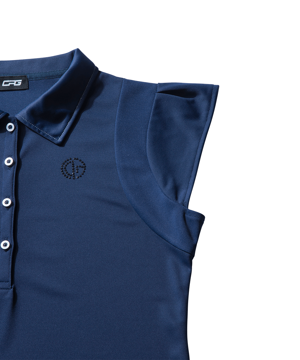 【Sample】フレンチフリルスリーブポロ WOMEN