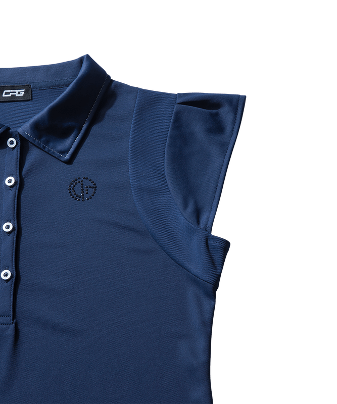 【Sample】フレンチフリルスリーブポロ WOMEN