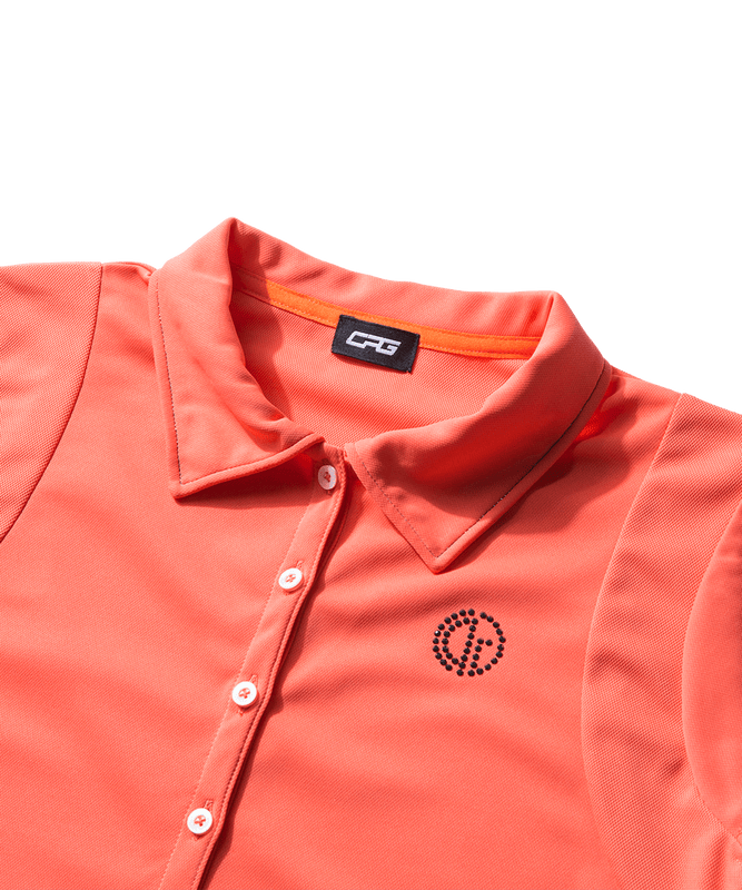 【Sample】フレンチフリルスリーブポロ WOMEN