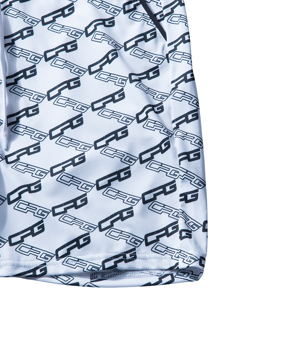 【Sample】バイアスロゴプリントショートパンツ　MEN | MEN