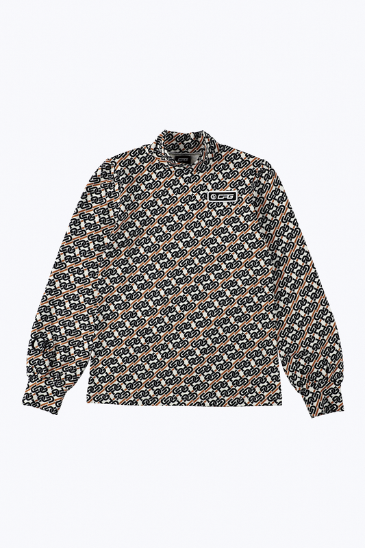 【Sample】バルーンスリーブモックネック