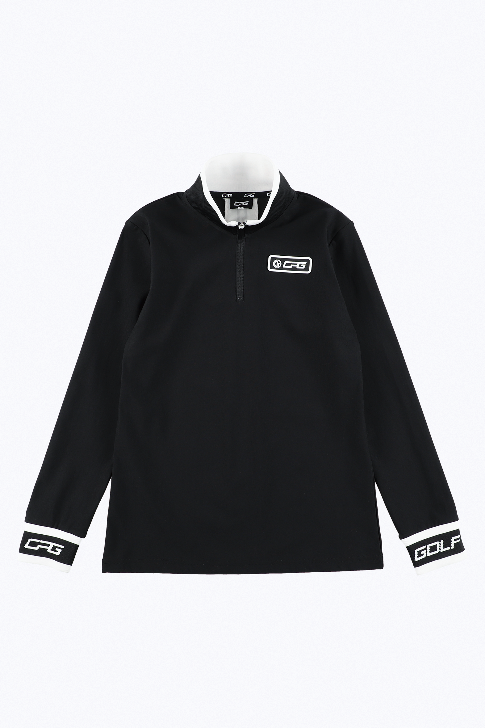 【Sample】ハイネックZIPラインモックネック