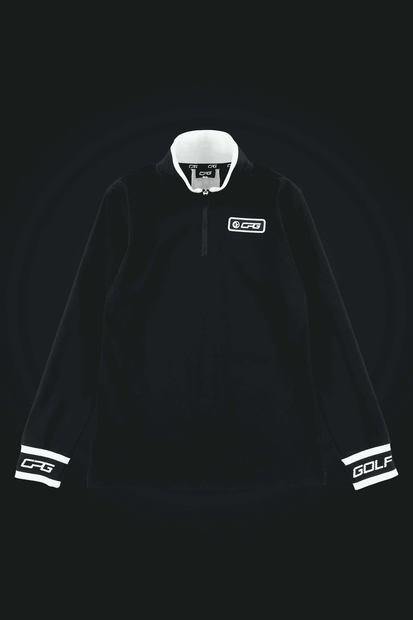 【Sample】ハイネックZIPラインモックネック