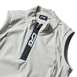 【Sample】ハーフジップスリーブレスワンピース　WOMEN