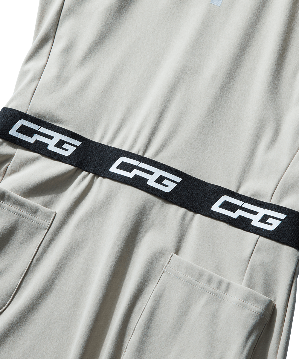 【Sample】ハーフジップスリーブレスワンピース　WOMEN