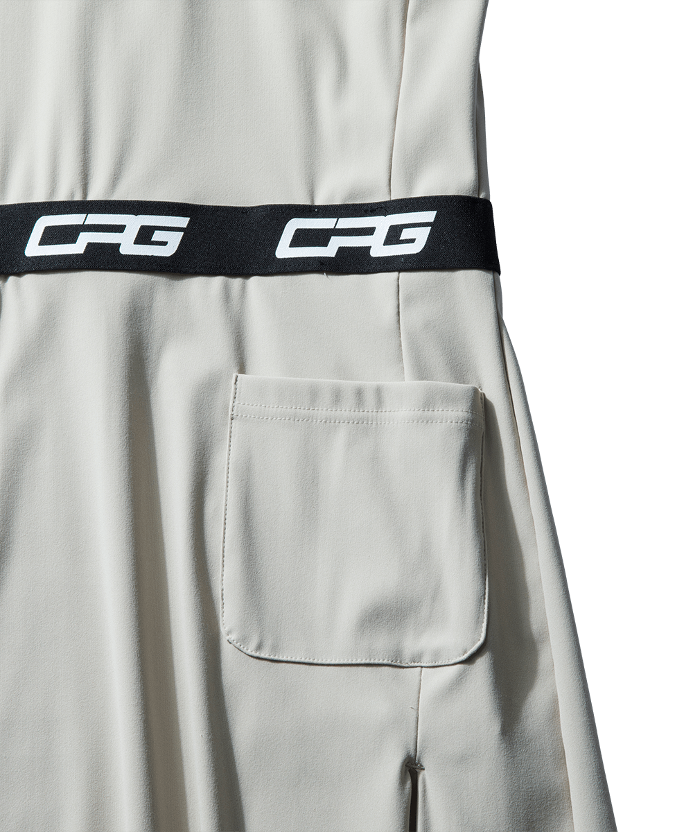 【Sample】ハーフジップスリーブレスワンピース　WOMEN