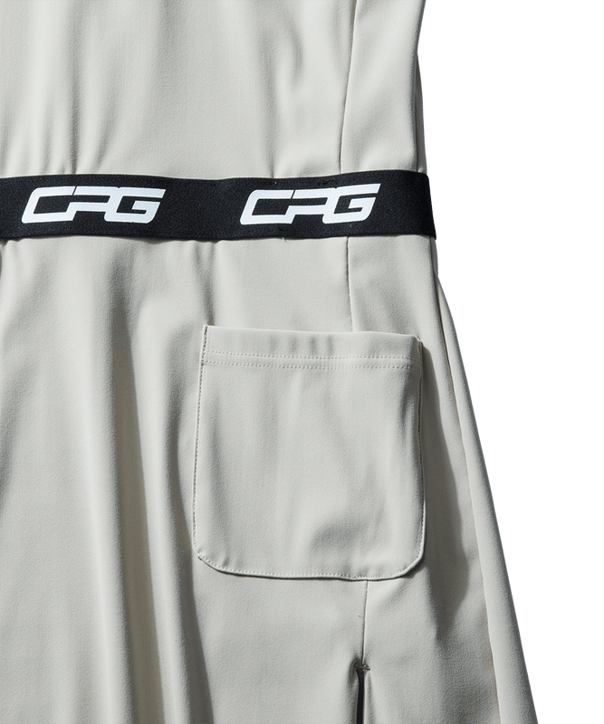 【Sample】ハーフジップスリーブレスワンピース　WOMEN