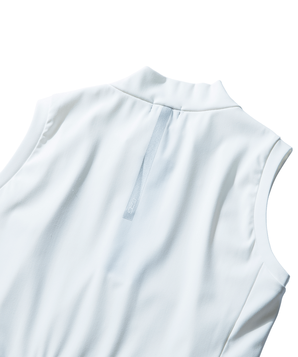 Half zip sleeveless dress（ハーフジップスリーブレスワンピース）｜WOMEN