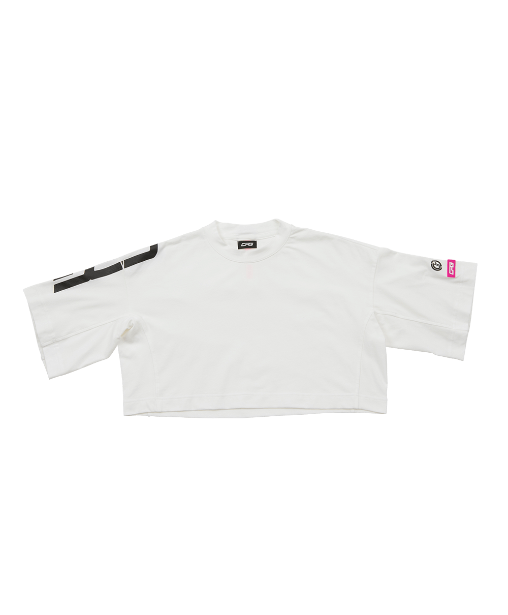 【Sample】ビッグロゴクロップドシャツ