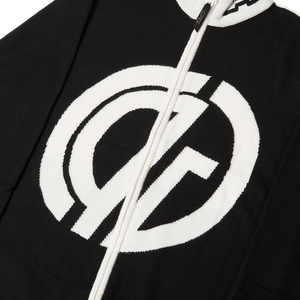 【Sample】Full Zipup Logo Motif Knit Blouzon | MENS | MEN