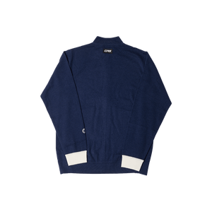 【Sample】Full Zipup Logo Motif Knit Blouzon | MENS | MEN