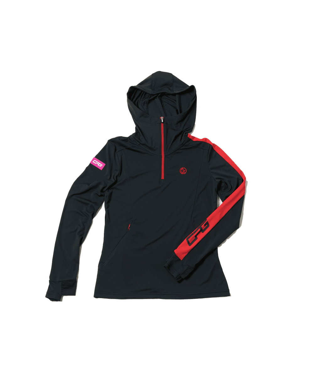 【Sample】Tight silhouette hoodie shirt | WOMEN