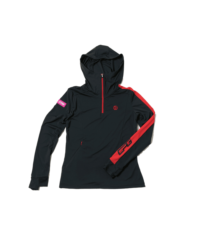 【Sample】Tight silhouette hoodie shirt | WOMEN