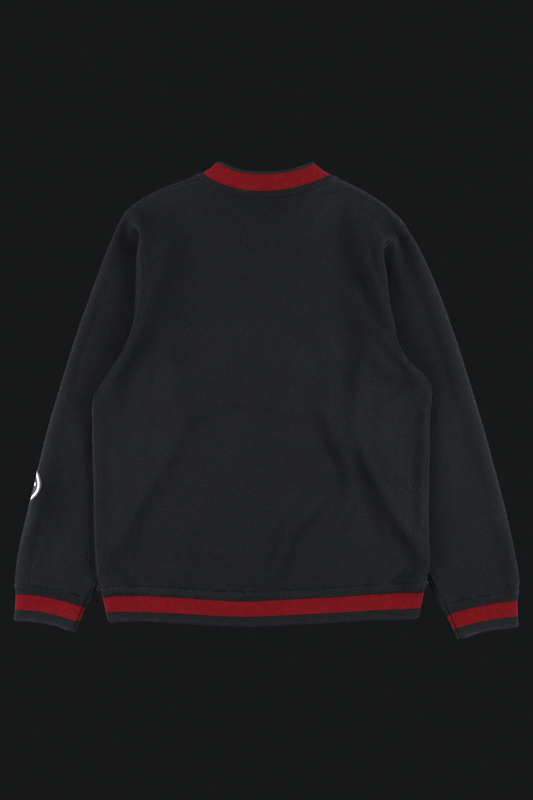 flower logo line sweater（フラワーロゴラインセーター）