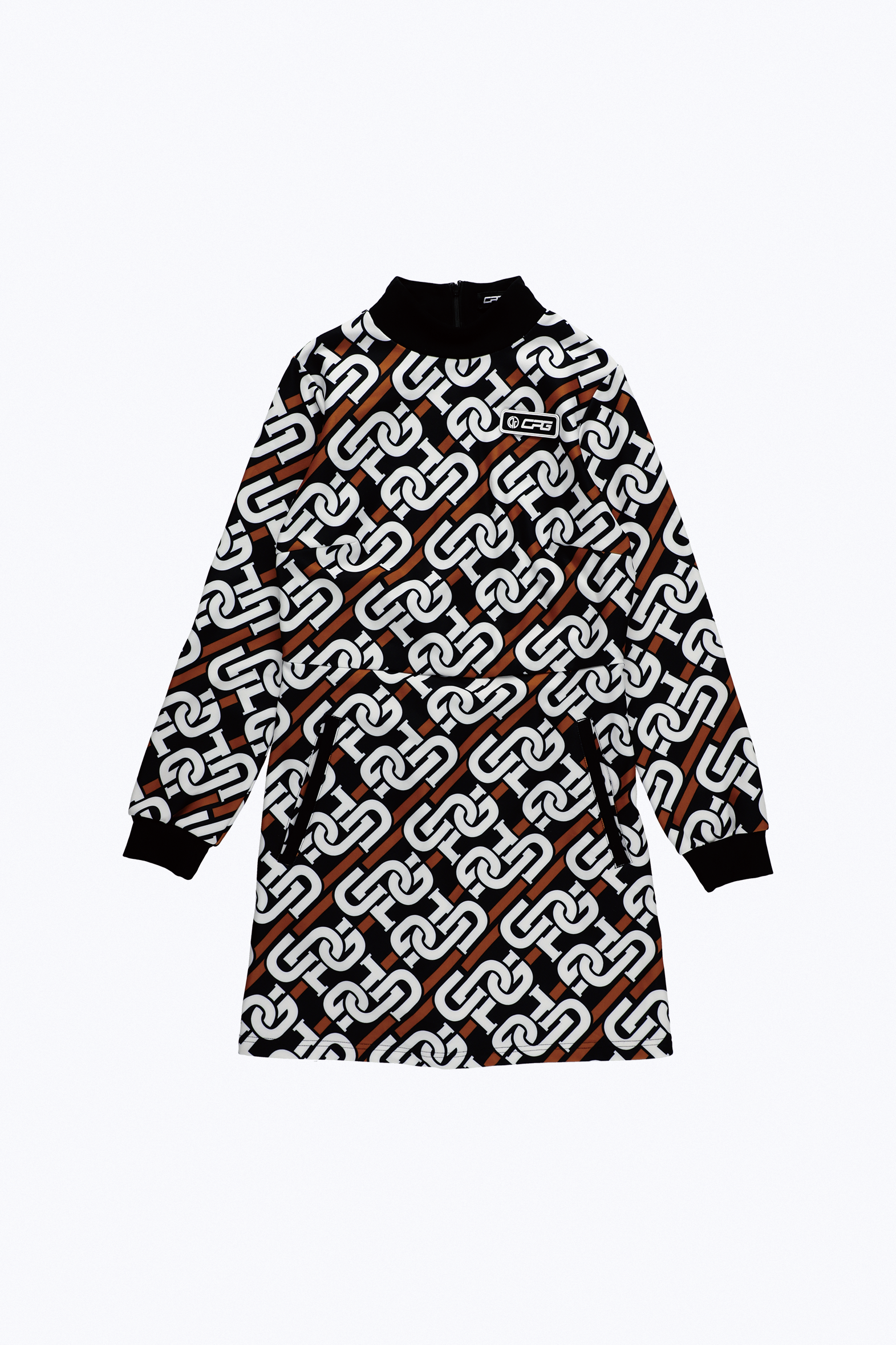 【Sample】チェーンロゴグラフィカルワンピース